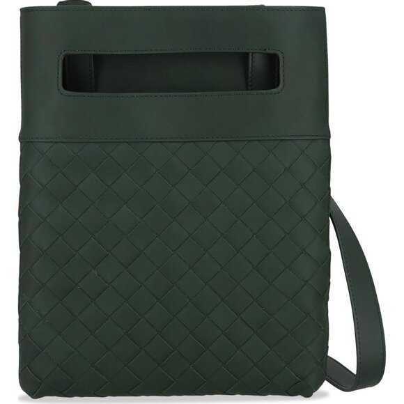 Bottega Veneta Intrecciato Leather Crossbody Bag - Picture 1 of 4